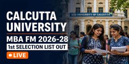 University of Calcutta MBA FM First Selection List 2026 Released
